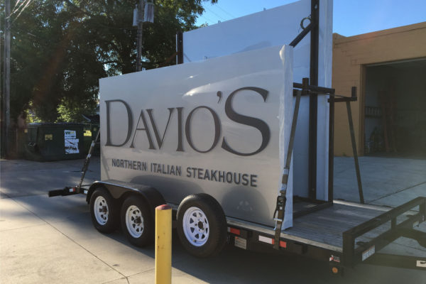 Davio's on trailer